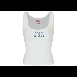 SKIMS OLYMPIC CAPSULE RIB SCOOP TANK